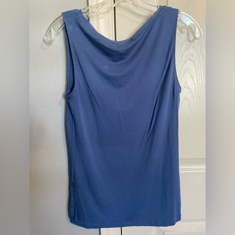 Basic Blue Tank Top - Picture 3 of 3